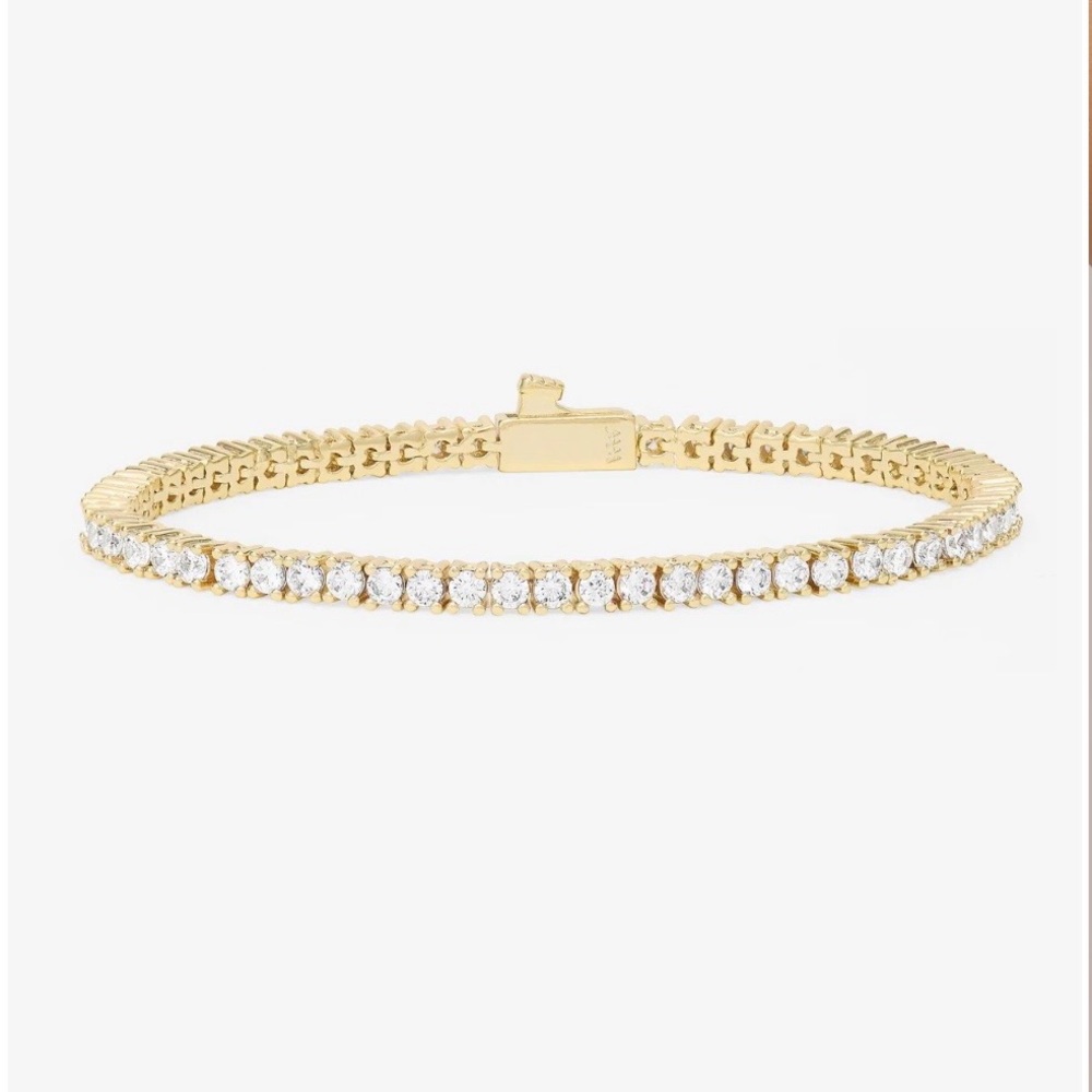 Melinda Maria Gold Bracelet with Diamondette Accents